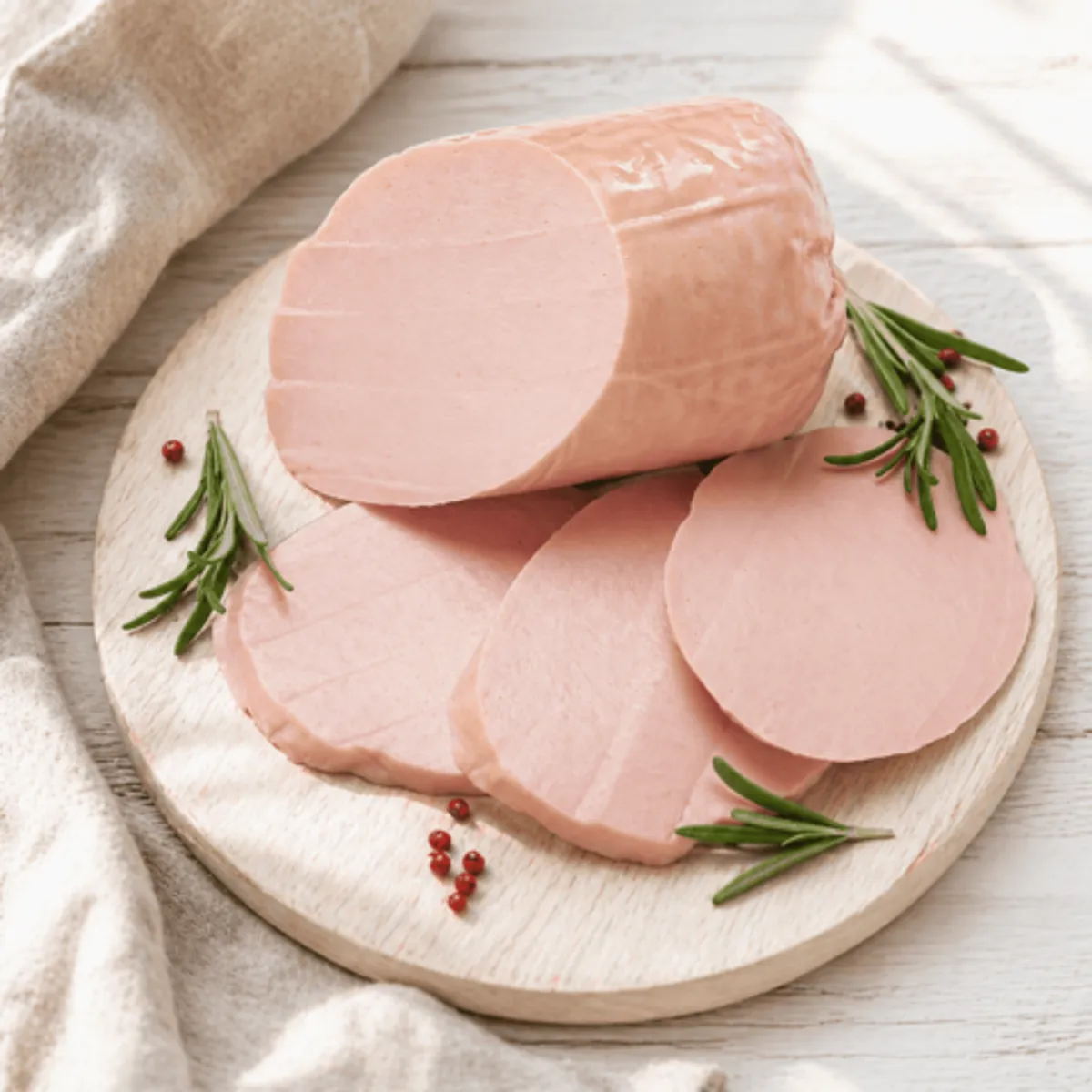 Фотография Колбаса варёная мясная плотная / 600-700 гр купить в магазине Афлора