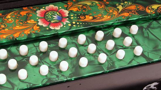 S51XL-A-GR Гармонь "Шуйская" 25х25-III, зеленая, Шуйская гармонь