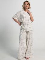 Костюм домашний с брюками Мона (бежево-голубой) К15210-1М LT Collection