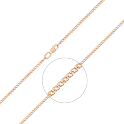 Браслет из красного золота (плетение двойной ромб) Артикул: 22-0303-030-1110-17