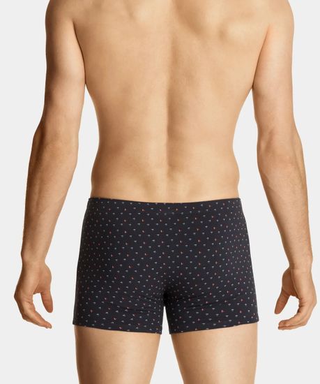 Трусы мужские боксеры (3шт), Atlantic 3MH-025, серо-голубой + черный + графитовый