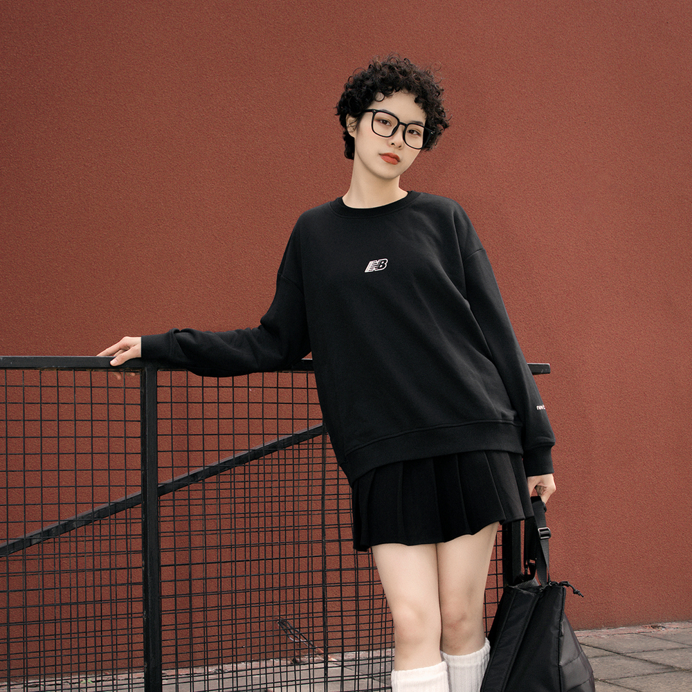 Толстовка New Balance Logo, AWT23514-BK