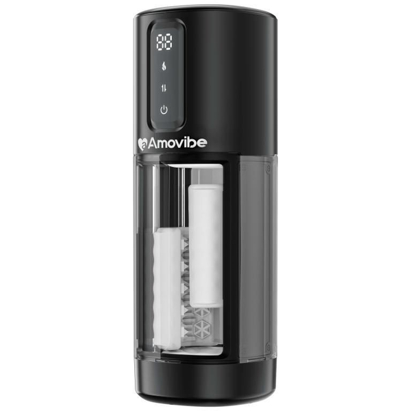 Инновационный мастурбатор Amovibe Bliss, вибрация, трение, нагрев