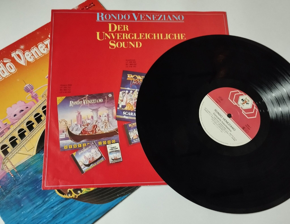 Винтажная виниловая пластинка LP Rondo Veneziano Concerto Futurissimo (Germany 1984)