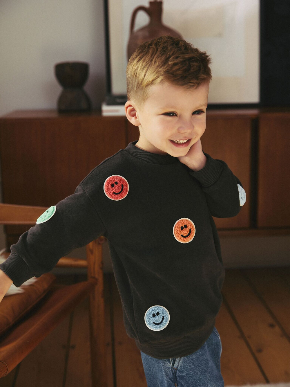 Толстовка для мальчика Next E60-825, Темно-серый