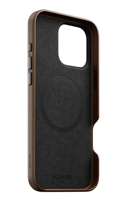 Накладка Nomad Traditional Leather Case With MagSafe для iPhone 16 Pro Max, Brown (NM01389385)