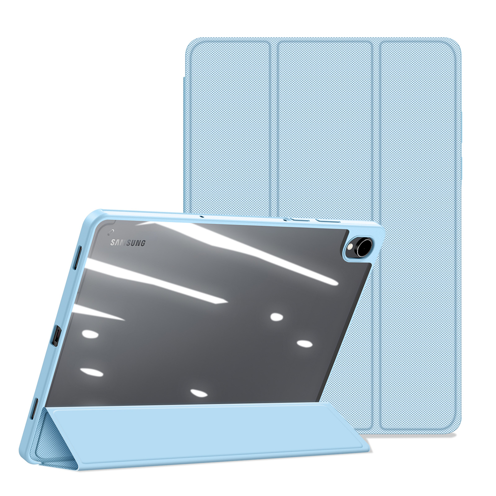 Чехол книжка синего цвета для планшета Samsung Galaxy Tab S11, серия Toby Series Case от Dux Ducis