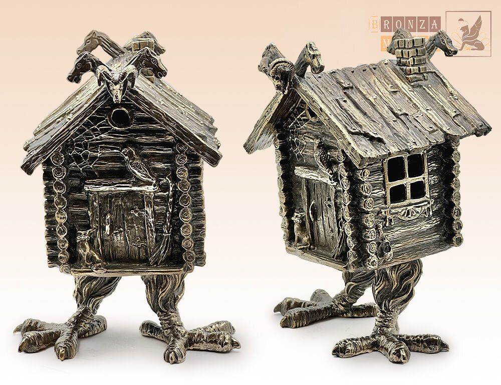 статуэтка Избушка на курьих ножках малая