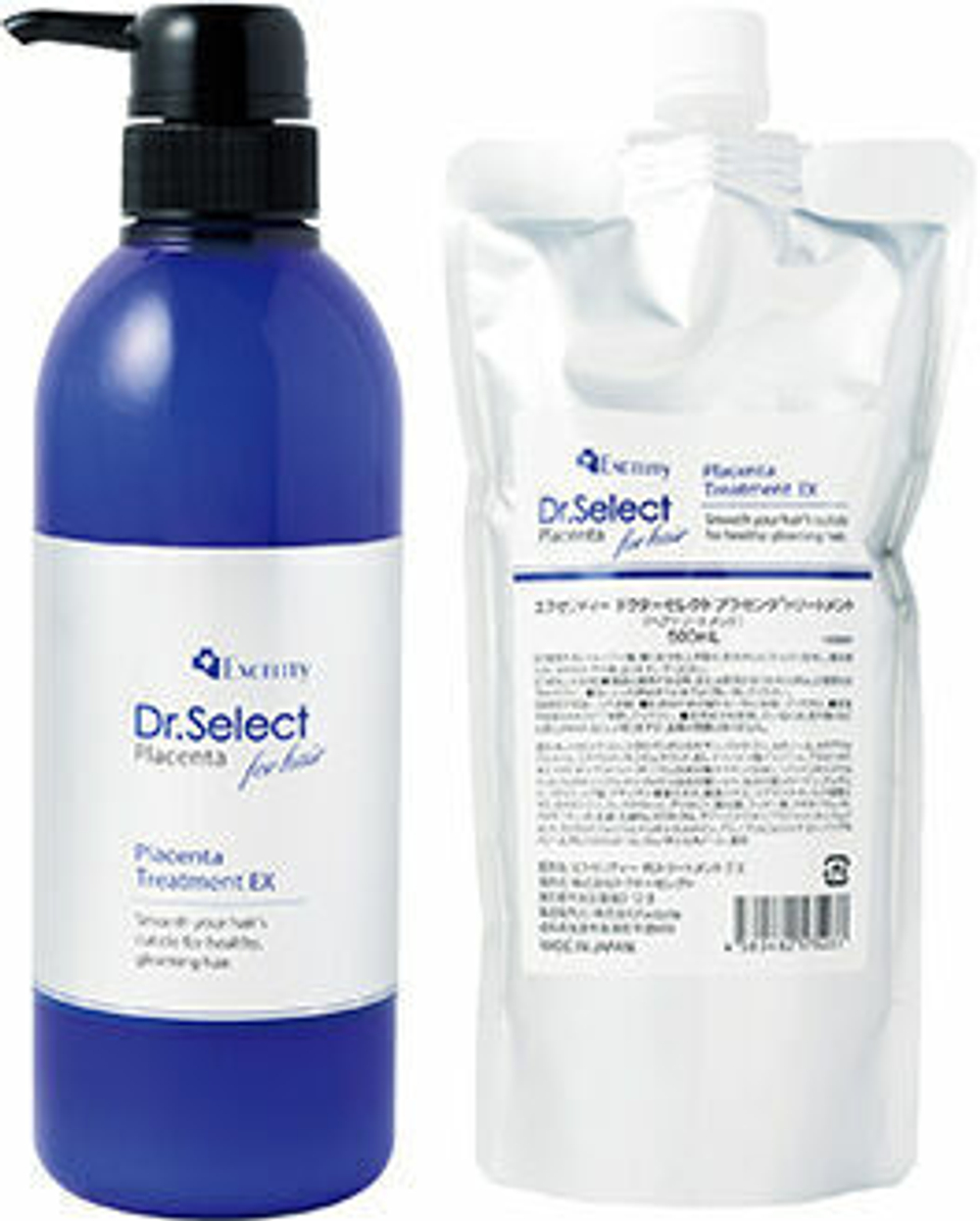 Dr. Select Placenta Treatment EX - плацентарный бальзам-ополаскиватель с термо-защитой
