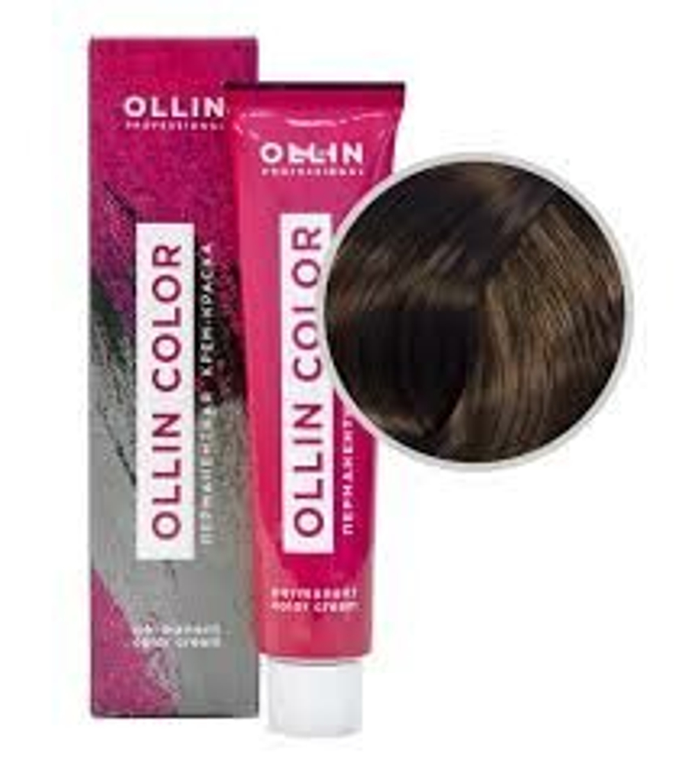 OLLIN COLOR 5/0 светлый шатен 100 мл Перманентная крем-краска для волос