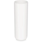 Ваза д/цветов Д90мм,В255мм (белый)