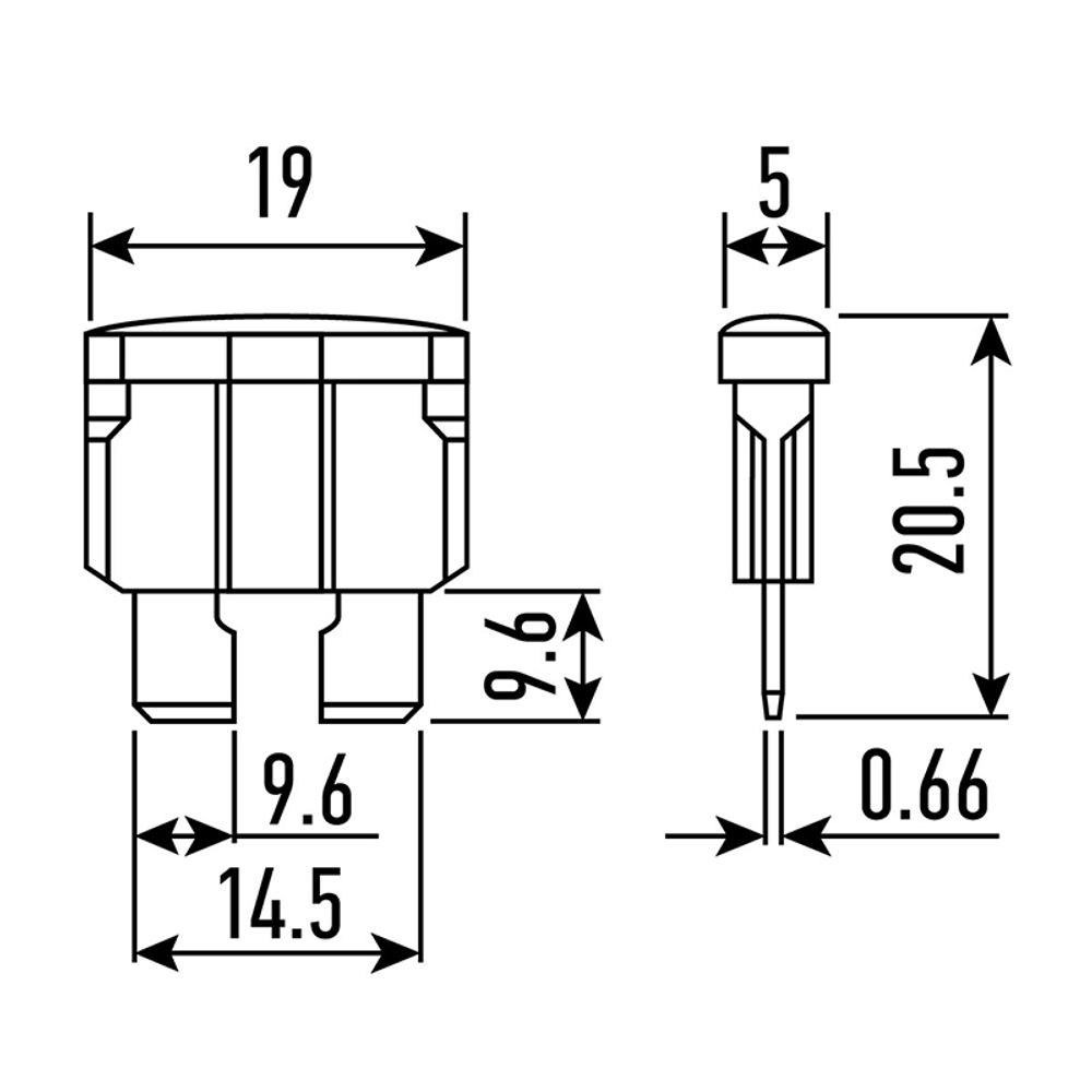 Предохранитель автомобильный Стандарт, 30А REXANT