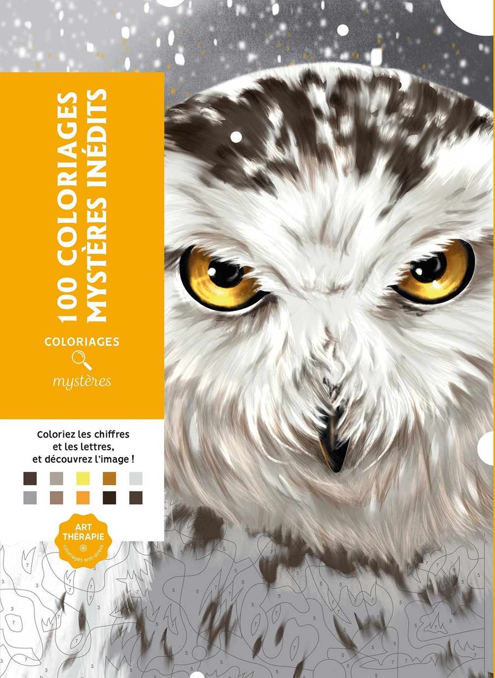 Hachette/ раскраска по номерам/ Coloriages mystères - 100 coloriages mystères inédits