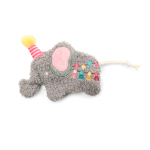 GiGwi CATCH & SCRATCH Игрушка мягкая для кошек "Слоник с кошачьей мятой", 140мм