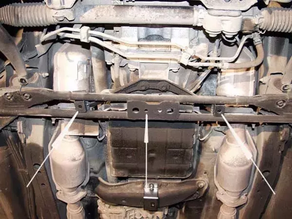 Защита картера Sheriff для Infiniti FX45 (S50) 2003-2008 арт.15.1038