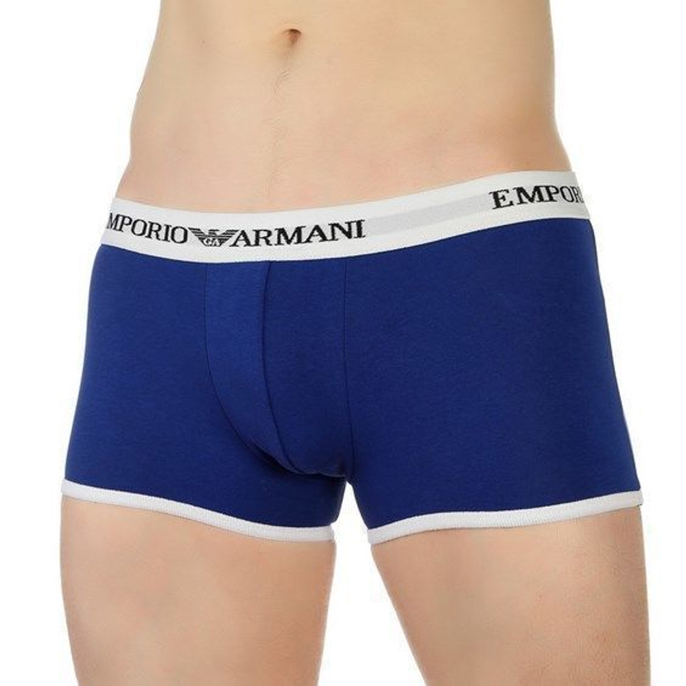 Мужские трусы боксеры темно-синие Emporio Armani