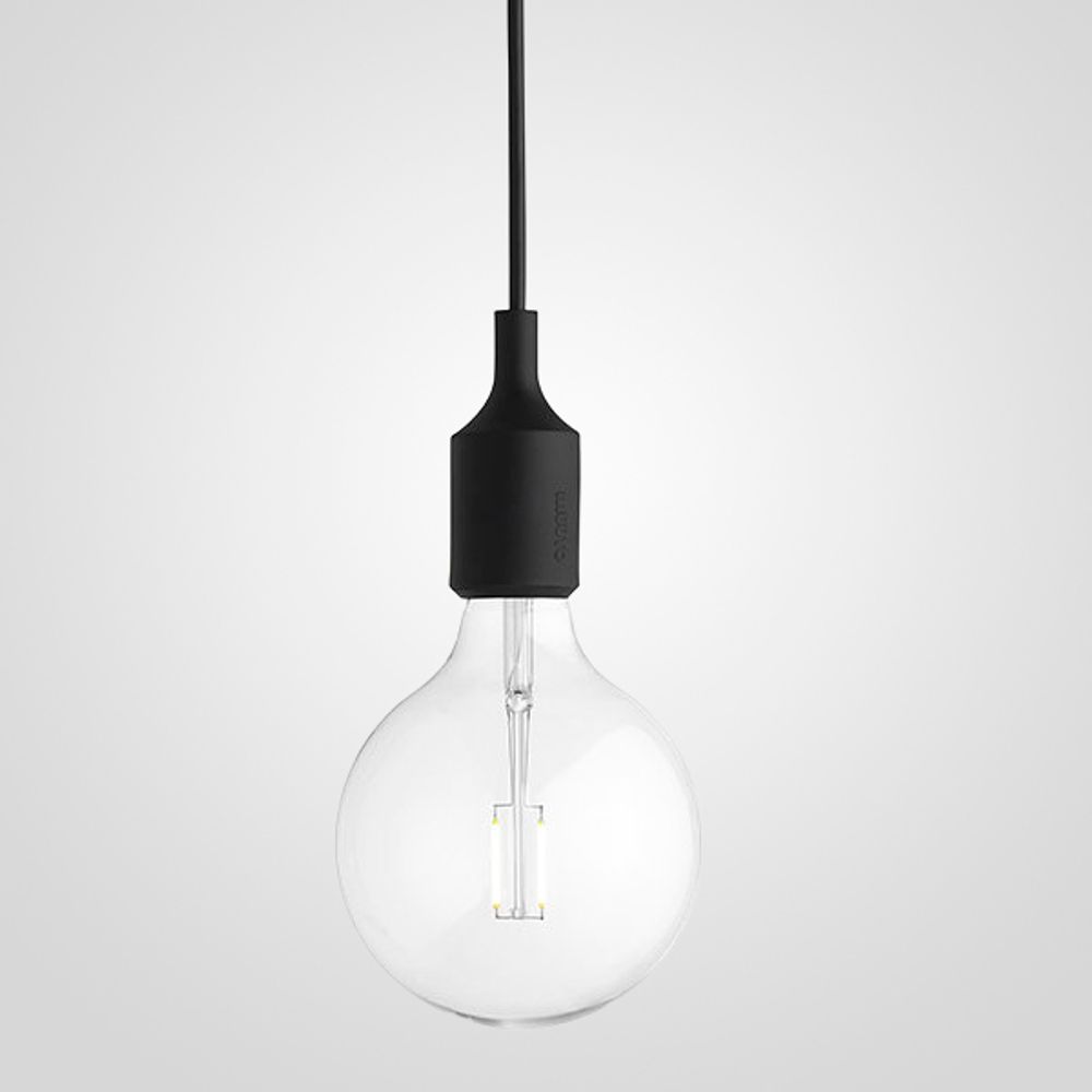 Подвесной Светильник Muuto E27 Black By Imperiumloft