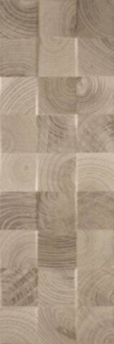 Плитка настенная Daikiri Brown Wood Kostki Struktura
