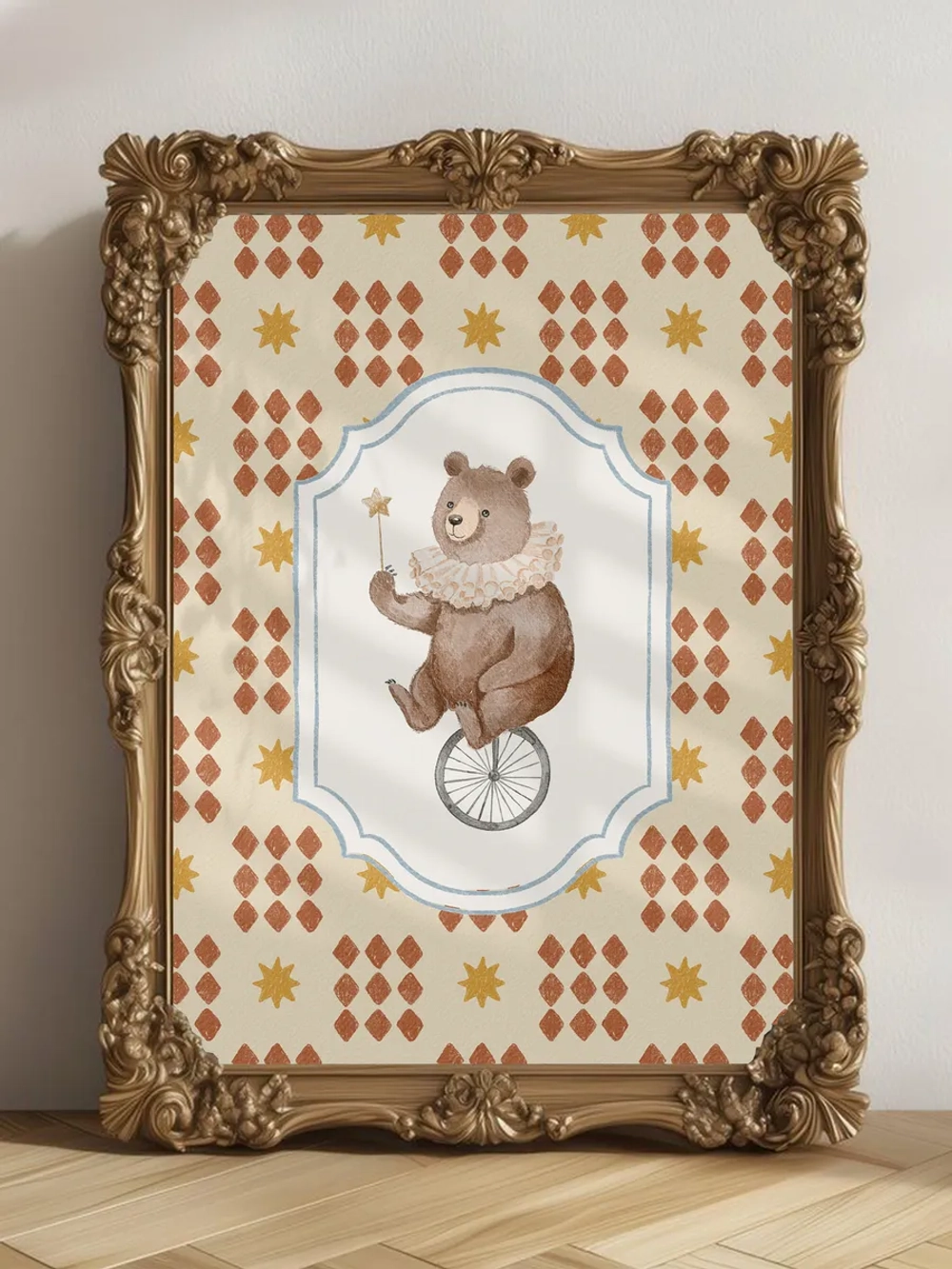 Постер для детской 30х40 см ретро