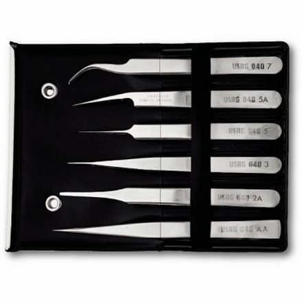 040 SE6 Набор из шести пинцетов, USAG (Италия)