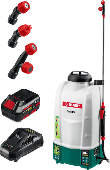 Аккумуляторный опрыскиватель "ЗУБР" ОПЛ-15-41