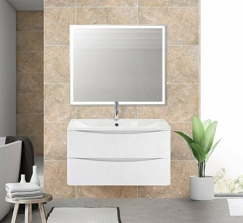 Тумба с раковиной BelBagno ACQUA 90 Bianco Lucido