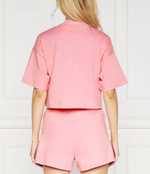 Футболка Cropped Tee HUGO - розовый(50517790)