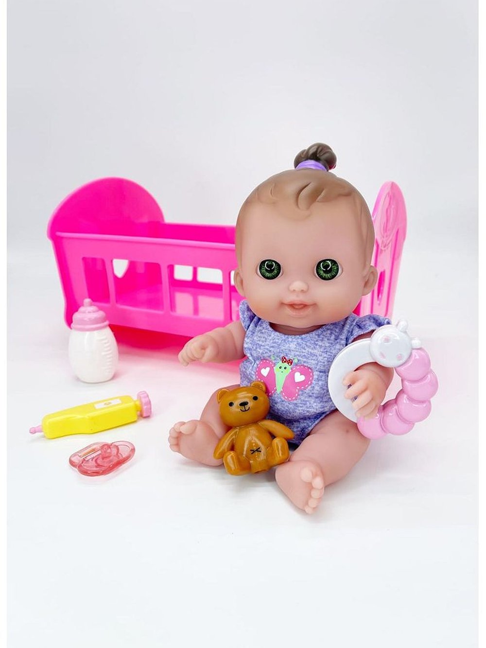 Пупс BERENGUER виниловый 24см с аксессуарами (17432)