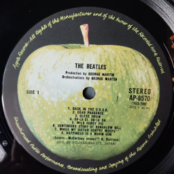 Винтажная виниловая пластинка LP The Beatles White Album Белый Альбом (Japan 1973) (Obi) (4 Photo, Poster) Rocky Raccoon