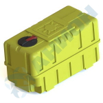 Емкость прямоугольная 2500л с откидной крышкой с клапанами Анион 2500 л. горизонтальная (2200x1100x1225см;желтый) - арт.559547