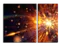 Модульная картина "Космический взрыв"