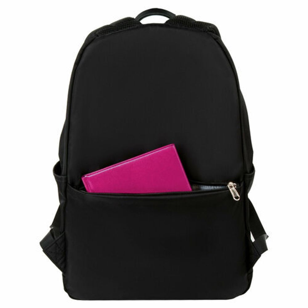 Рюкзак BRAUBERG FASHION CITY универсальный, карман-антивор, "Hamsters", черный, 44х31х16 см, 273840