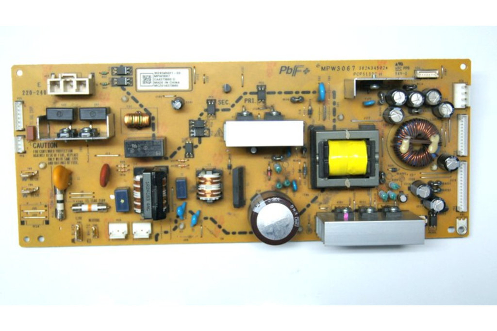 Низковольтная плата питания 302K345021 для Kyocera Mita FS-6025MFP/ 6030MFP/ 6525MFP/ 6530MFP/ TASKalfa-255/ 255b/ 305