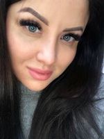 Светло-голубые линзы с окантовкой на 12 месяцев Marquise sura blue / Линзы в стиле Acuvue define/ Голубые линзы для светлых и зеленых глаз