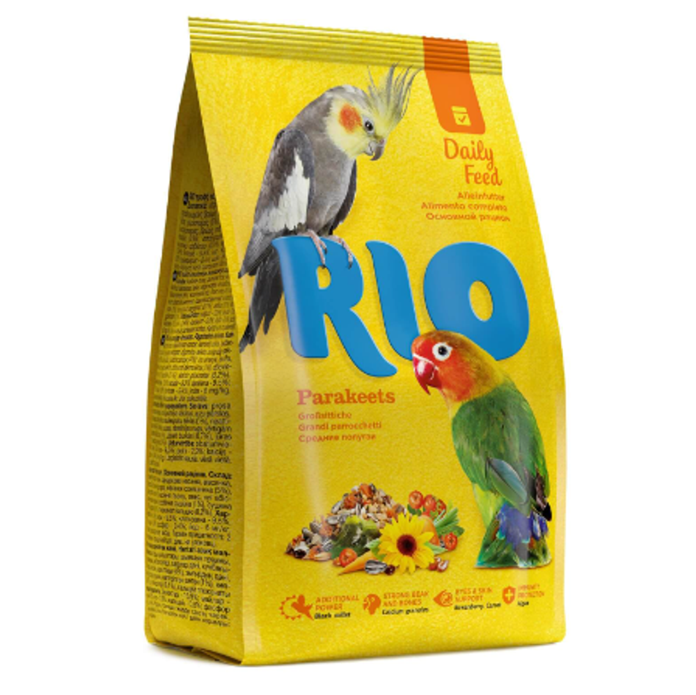 Rio корм для средних попугаев основной рацион, 1кг