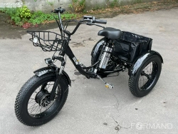 Электрический трицикл фэтбайк GreenCamel Трайк-F20 (500W 12Ah), Красный