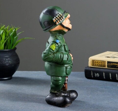 Копилка "Солдат" 9х8х23 см