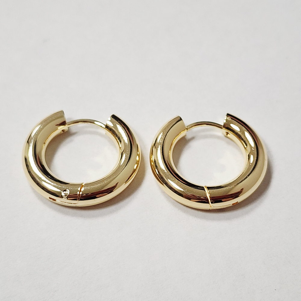 Швензы Конго, позолота, р-р 20×4мм, люкс фурнитура