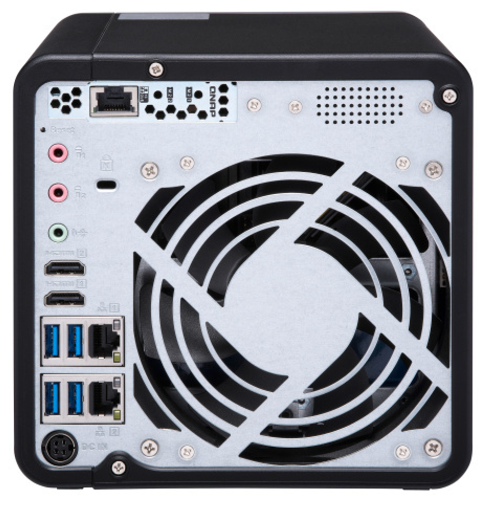 Сетевой накопитель QNAP TS-453BT3, Thunderbolt 3, ОЗУ 8 Гб, 2х1000 Мб/с