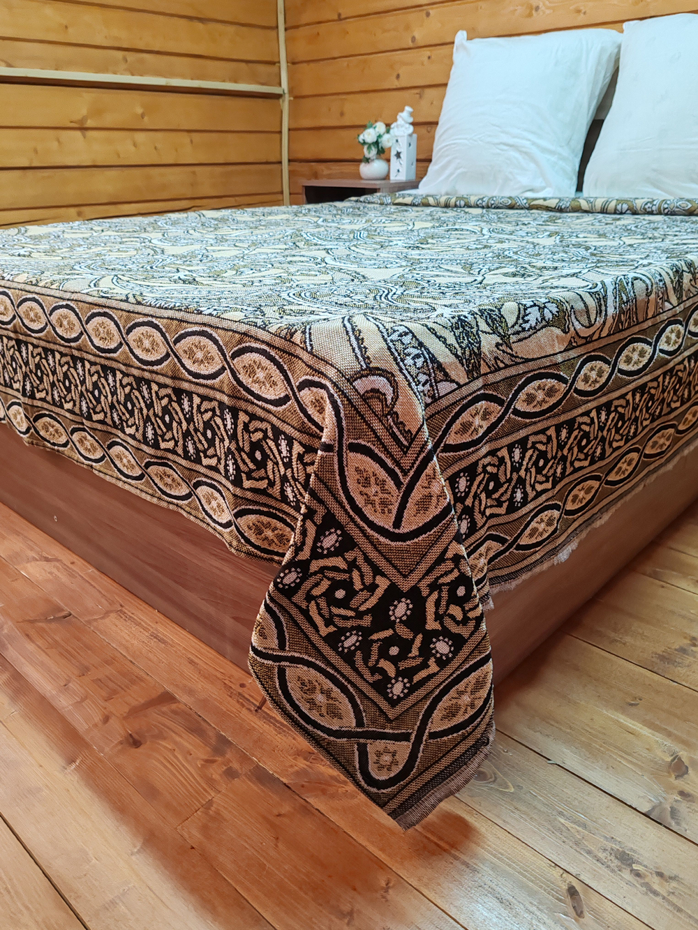 Покрывало на кровать, покрывало 2 спальное, гобелен с размерами: 200x210 см