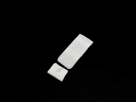 Застежка, 1х2, белые, 1,9 см (Арт: Z1-001), шт