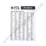 Мешок-пылесборник FTL DB 30 (комплект 5 шт.)