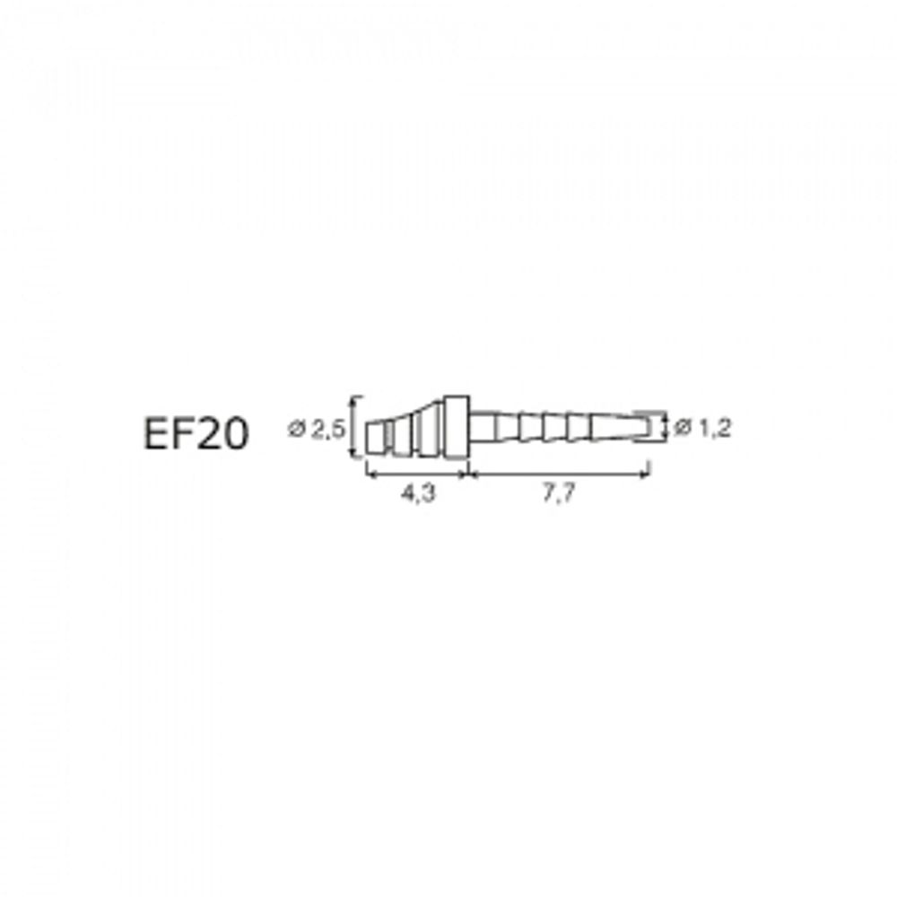 Анкерный титановый штифт IKT-EF20-V