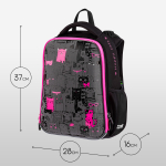 Ранец Berlingo Expert "Happy Cats" 37*28*16см, 2 отделения, 2 кармана, анатомическая спинка