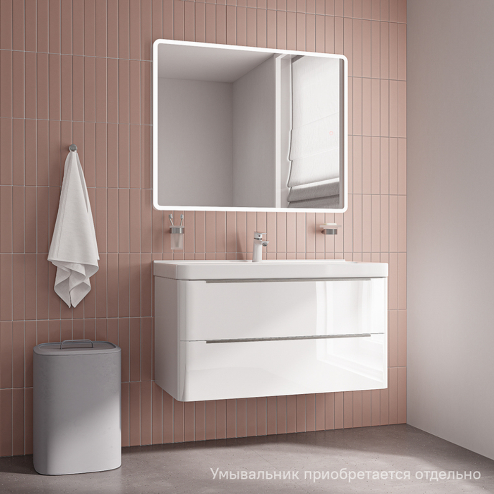 Тумба подвесная IDDIS Cloud X, 100 см, белый, CLX10W0i95