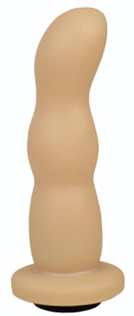 Телесная рельефная насадка Harness - 15,9 см. (Цвет: телесный)