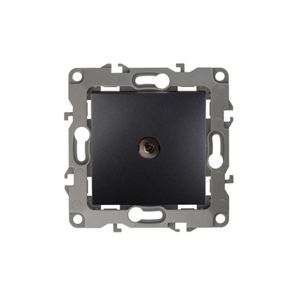 12-3101-05 ЭРА Розетка TV одиночная, IP20, Эра12, антрацит