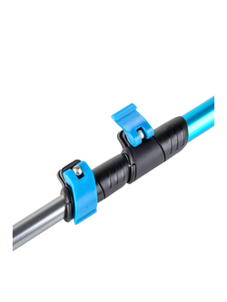 Палка треккинговая Naturehike ST 01 6061 (3-секции) NH17D001-Z (62-135cm) голубой