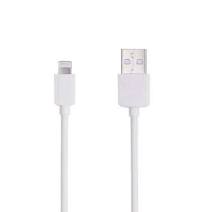 USB cable Lightning 1m (RC-06i) (Light Speed-Remax) white