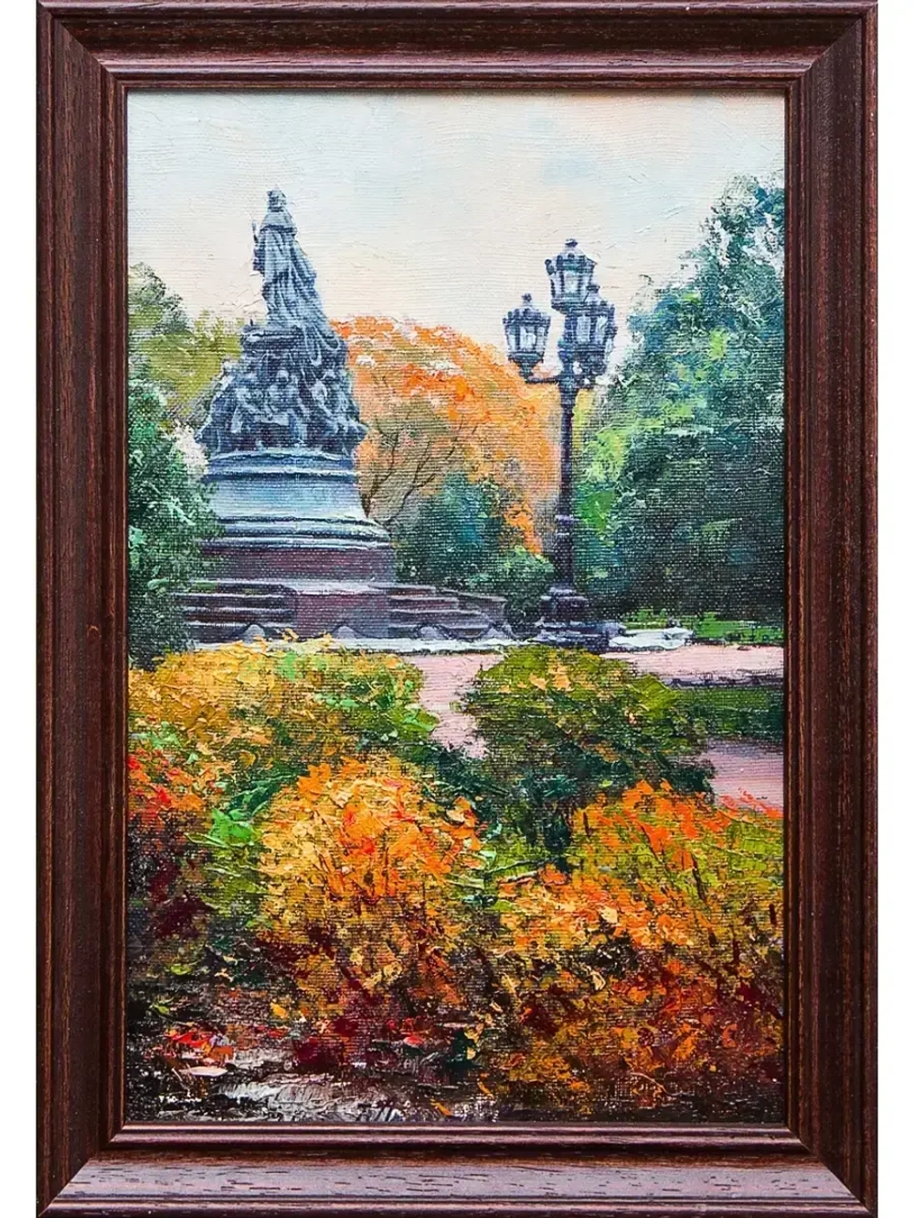 Картина маслом Екатерининский сад Леонтьев